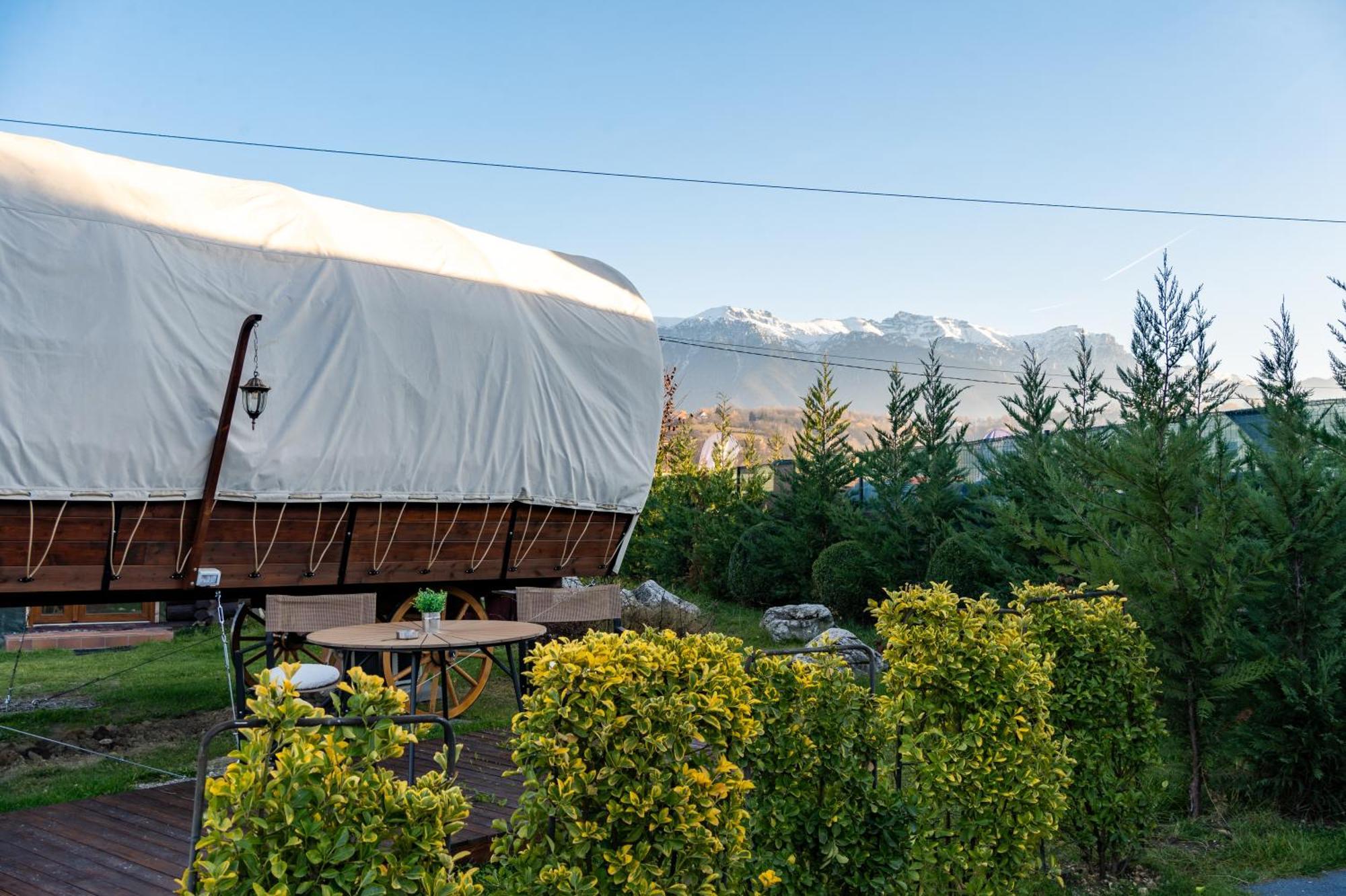 Glamp In Style Pods Resort Bran  Buitenkant foto